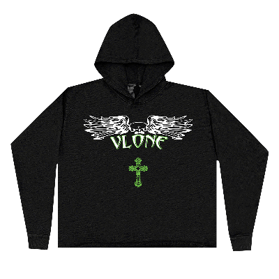 Pre-owned Vlone Support Hoodie 'black'