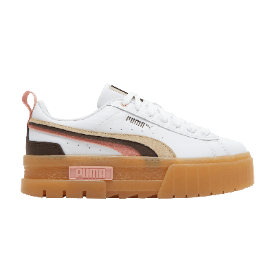 Pre-owned Puma Wmns Mayze 'triplex - White'