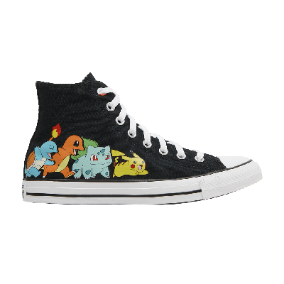 Pre-owned Converse Pokemon X Chuck Taylor All Star High 'first Partners' In Black