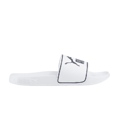 Pre-owned Puma Leadcat 2.0 Slide 'white Black'