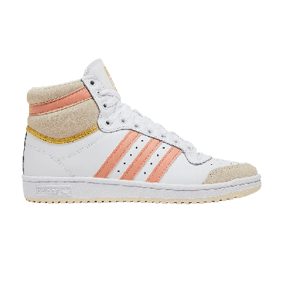 Pre-owned Adidas Originals Wmns Top Ten 'white Ambient Blush'
