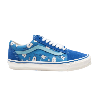 Pre-owned Vans Undefeated X Og Old Skool Lx 'u-man - Blue Lolite'