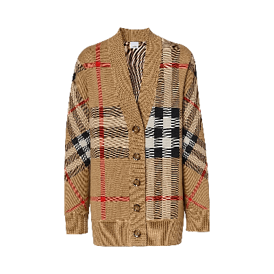 Pre-owned Burberry Oversize Cardigan 'archive Beige' In Cream