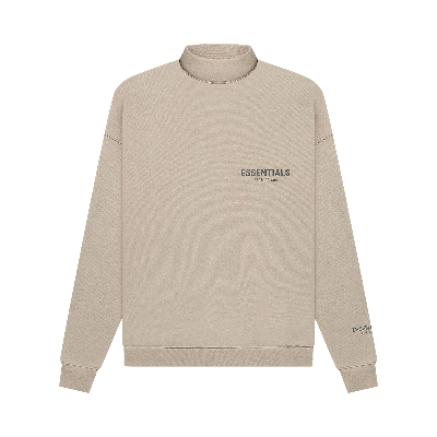 Pre-owned Essentials Fear Of God  Pullover Mockneck 'string' In Tan