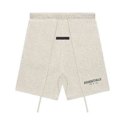 Pre-owned Essentials Fear Of God  Sweatshort 'light Heather Oatmeal' In Cream