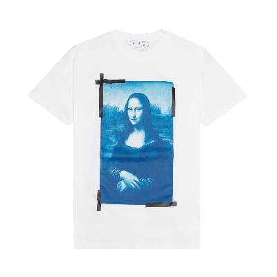 Pre-owned Off-white Monalisa Slim Short-sleeve Tee 'white/blue'