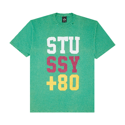 Pre-owned Stussy +80 Tee 'green'