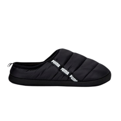 Pre-owned Puma Scuff Slippers 'black White'