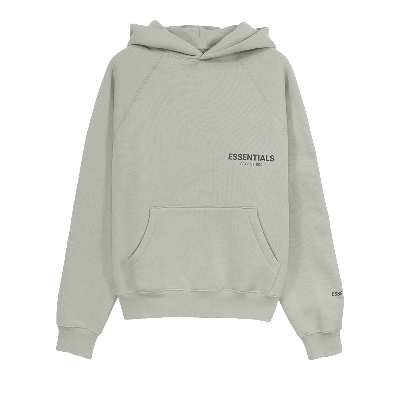 Pre-owned Essentials Fear Of God  X Ssense Pullover Hoodie 'green Concrete'