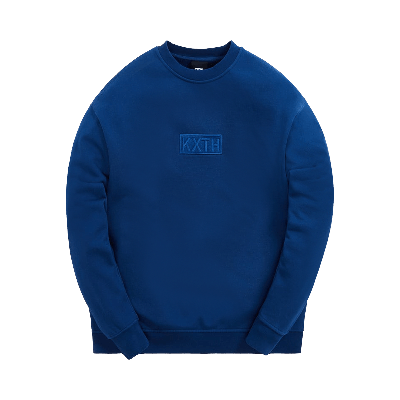Pre-owned Kith Cyber Monday Crewneck 'cyanotype' In Blue