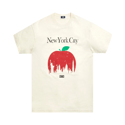 Pre-owned Kith Big Apple Vintage Tee 'white'