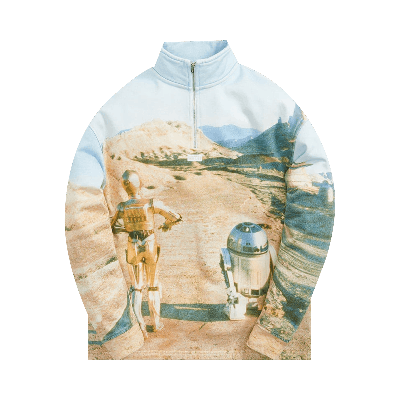 Kith For Star Wars Droids Quarter Zip 'hallow' In Multi-color