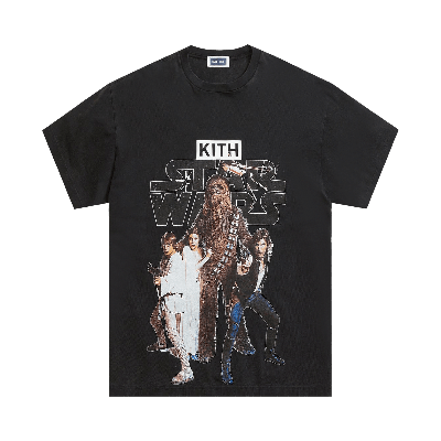 Pre-owned Kith For Star Wars Classic Vintage Tee 'black'