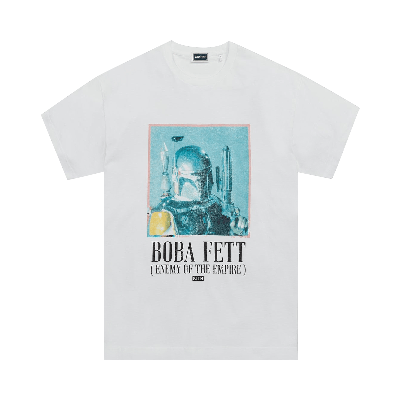Pre-owned Kith For Star Wars Boba Fett Vintage Tee 'white'
