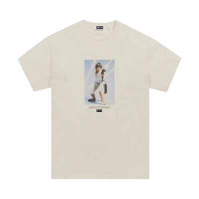 Pre-owned Kith For Star Wars Luke Vintage Tee 'sandrift' In Cream