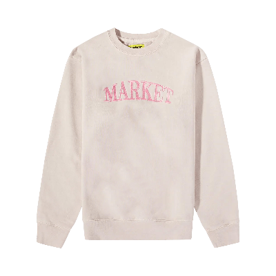 Pre-owned Market Bridge Arc Crewneck 'washed Pink'