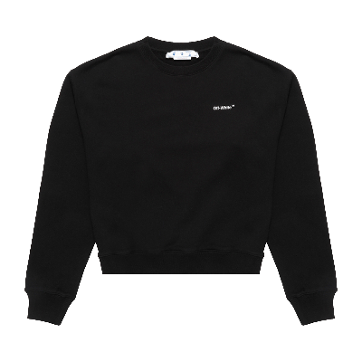 Pre-owned Off-white Caravag Arrow Over Crewneck 'black/white'
