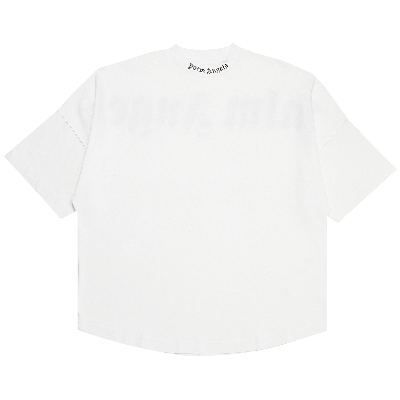 Pre-owned Palm Angels Classic Logo Over Tee 'white/black'