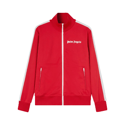 Pre-owned Palm Angels Classic Track Jacket 'red/white'