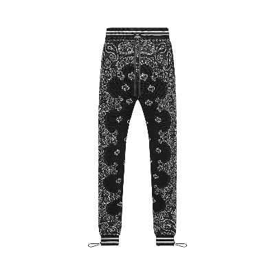 Pre-owned Amiri Bandana B-ball Sweatpants 'black/grey'