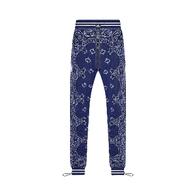 Pre-owned Amiri Bandana B-ball Sweatpants 'blue/black'