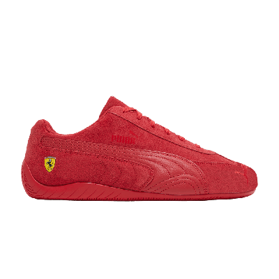 Pre-owned Puma Scuderia Ferrari X Speedcat 'rosso Corsa' In Red