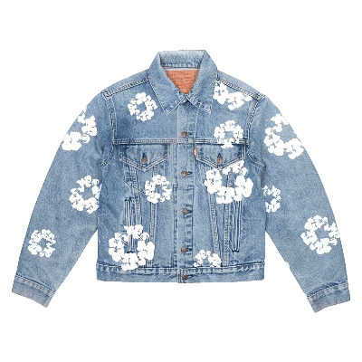 Pre-owned Levi's X Denim Tears Type Ii Trucker Jacket 'blue'