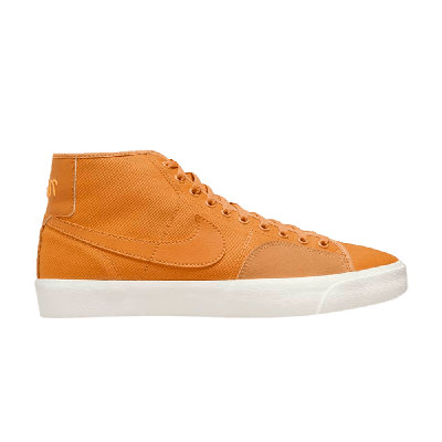 Pre-owned Nike Blazer Court Mid Premium Sb 'light Curry' In Yellow