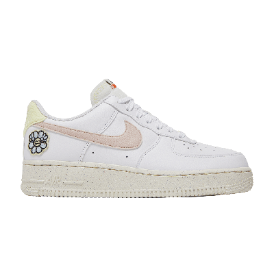 Pre-owned Nike Wmns Air Force 1 '07 Se 'flower Power' In White