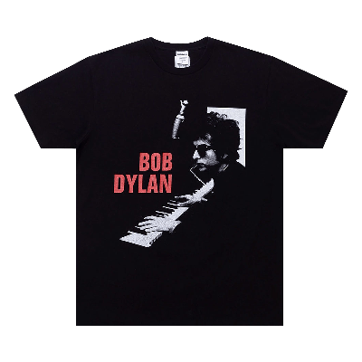 Pre-owned Wacko Maria Kids' X Bob Dylan Washed Heavy Weight T-shirt (type-3) 'black'