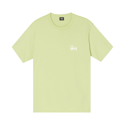 Pre-owned Stussy Basic Logo Tee 'tea' In Green