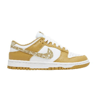 Pre-owned Nike Wmns Dunk Low 'barley Paisley' In White