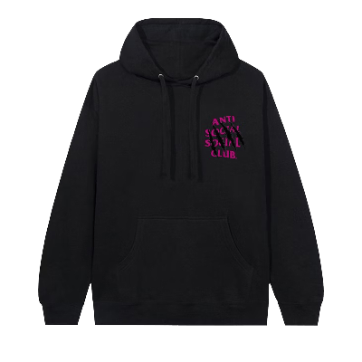 Pre-owned Anti Social Social Club After Us Hoodie 'black'