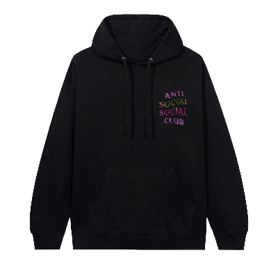 Pre-owned Anti Social Social Club Club Tronic Hoodie 'black'