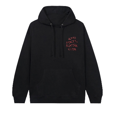 Pre-owned Anti Social Social Club Wild Life Hoodie 'black'