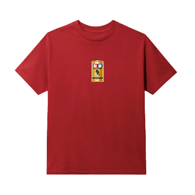 Pre-owned Anti Social Social Club Straight To Voicemail Tee 'maroon' In Red
