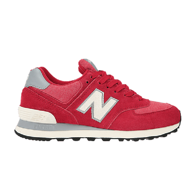 Pre-owned New Balance Wmns 574 'pennant Pack' In Red