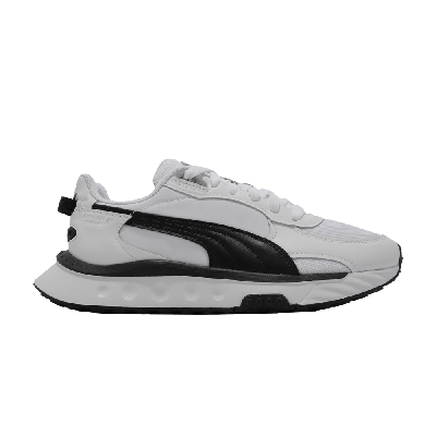 Pre-owned Puma Wild Rider Route 'white Black'