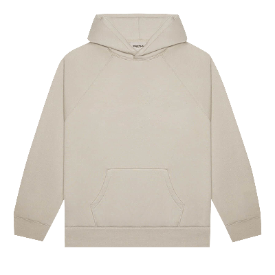 Pre-owned Essentials Fear Of God  Hoodie 'moss' In Tan