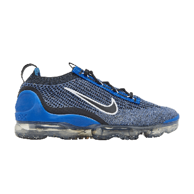 Pre-owned Nike Air Vapormax 2021 Flyknit 'game Royal Anthracite' In Blue