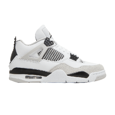 Pre-owned Air Jordan 4 Retro 'military Black' In White