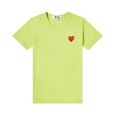 Pre-owned Comme Des Garçons Play T-shirt 'green'