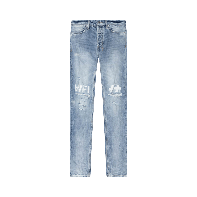 Pre-owned Ksubi Van Winkle Hi Fi Vertigo Jeans 'denim' In Blue