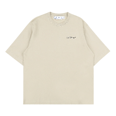 Pre-owned Off-white Caravaggio Crowning Skate Tee 'dark Sand' In Tan