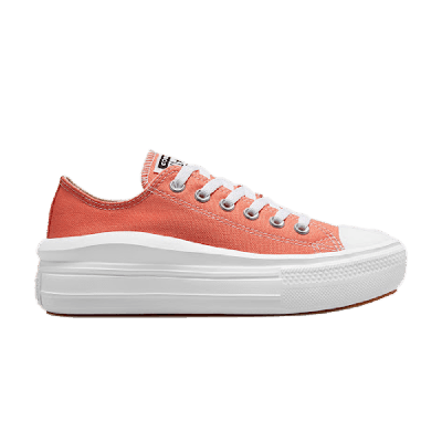Pre-owned Converse Wmns Chuck Taylor All Star Move Platform 'seasonal Color - Bright Madder' In Red