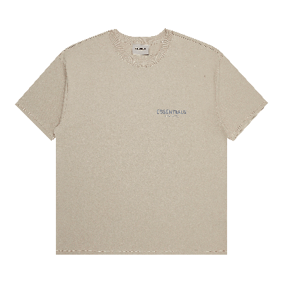 Pre-owned Essentials Fear Of God  T-shirt 'tan'
