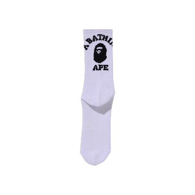 Pre-owned Bape College Socks 'black'