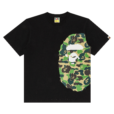 Pre-owned Bape Abc Side Big Ape Head Tee 'black/green'