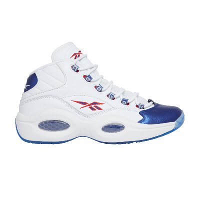 Pre-owned Reebok Question Mid 'blue Toe' 2022 In White