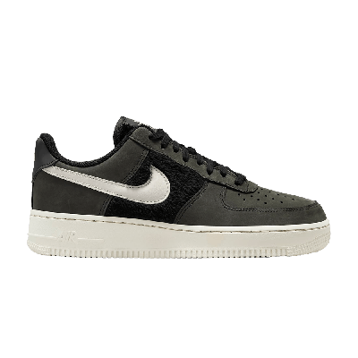 Pre-owned Nike Wmns Air Force 1 'faux Fur - Black Light Bone'